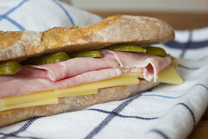 Ham & cheese French sandwich